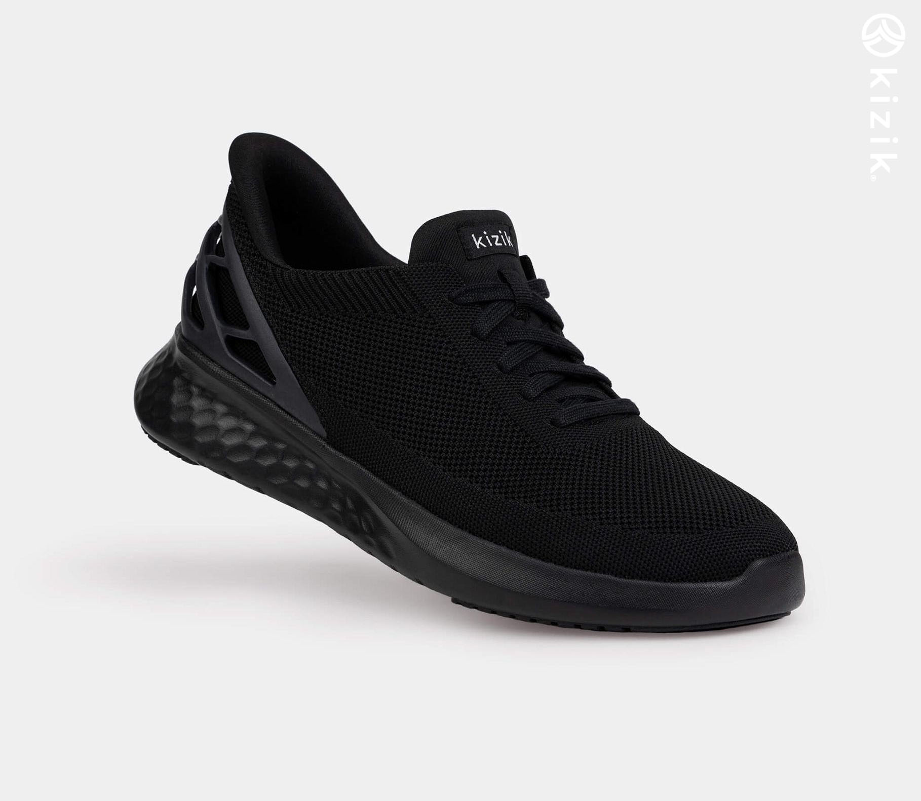 Kizik Athens Shoes Black | CA_X74